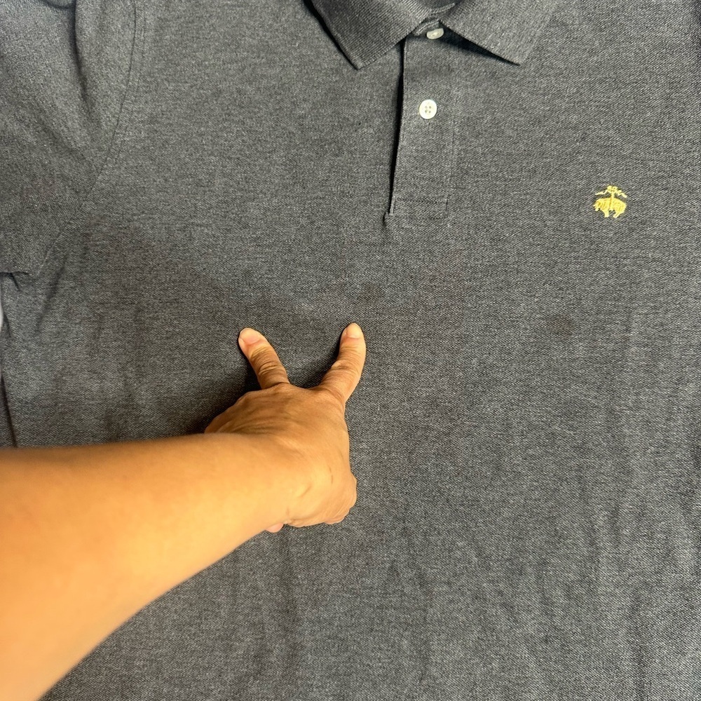 Brooks Brothers Charcoal Polo Shirt - Picture 6 of 10